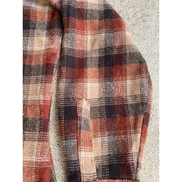 Vintage 80’s Rugged Wrangler Style Western Flannel Shirt - Picture 4 of 11